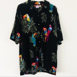 VINTAGE THUMPS UP Color Bird Vibrant colors. shirt Sz XL